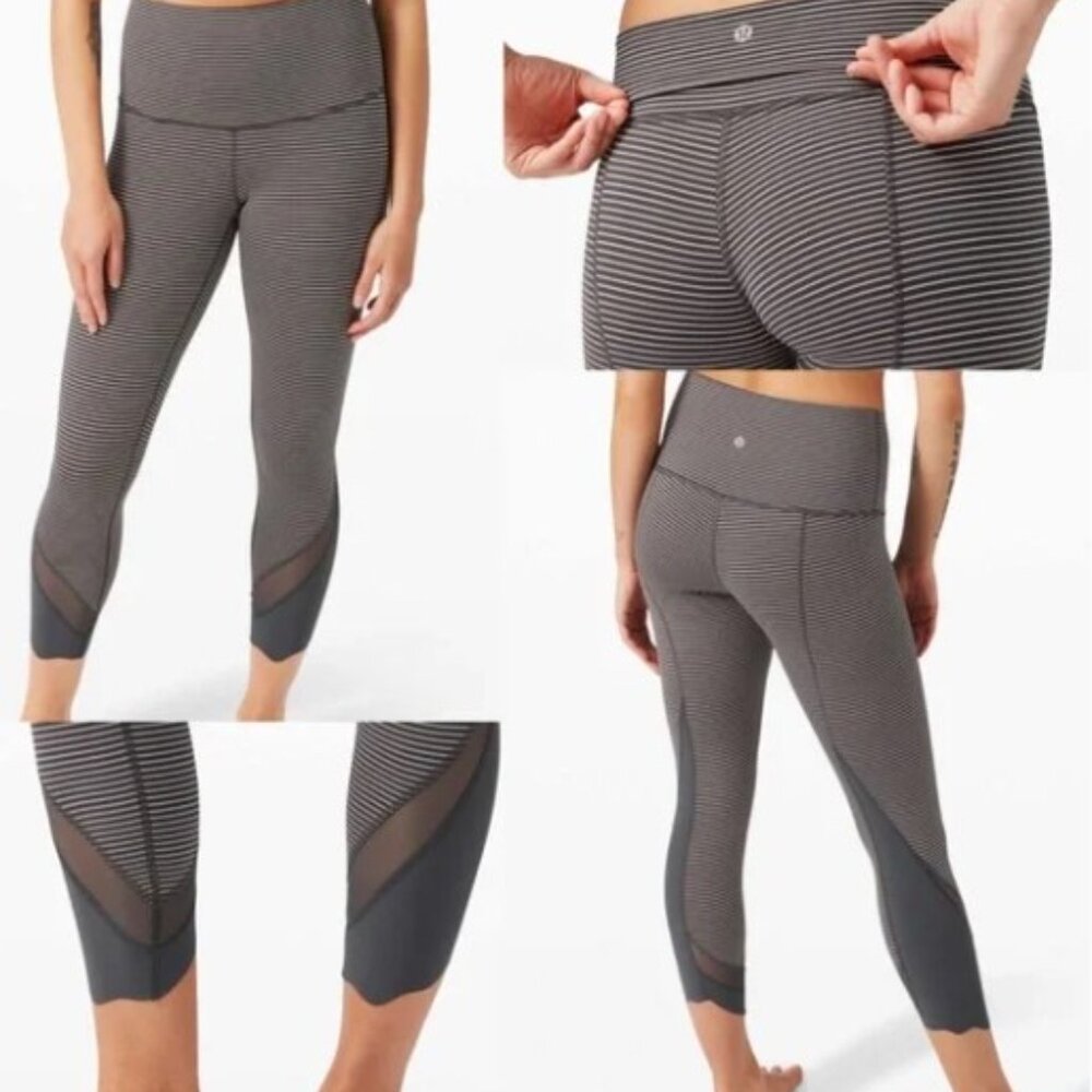 LULULEMON - Women’s Wunder Under Crop High-Rise Roll Down Scallop Luxtreme 23"
